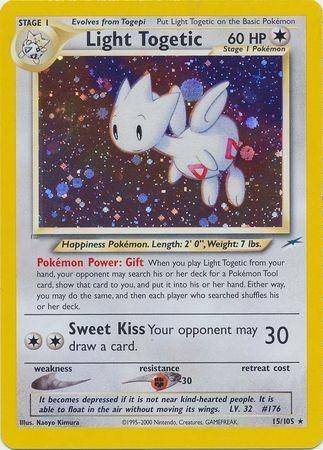 Light Togetic - Unlimited Holofoil Neo Destiny - Holo Rare