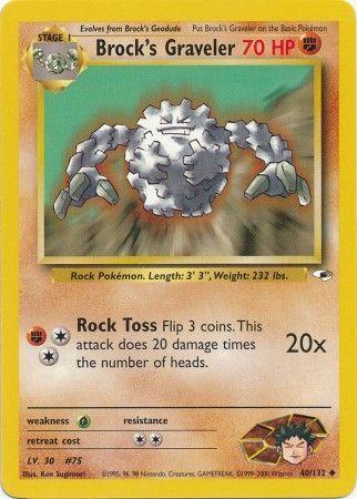 Brock's Graveler 040 - Unlimited Gym Heroes - Uncommon