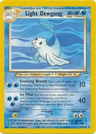 Light Dewgong 045 - Unlimited Neo Destiny - Uncommon