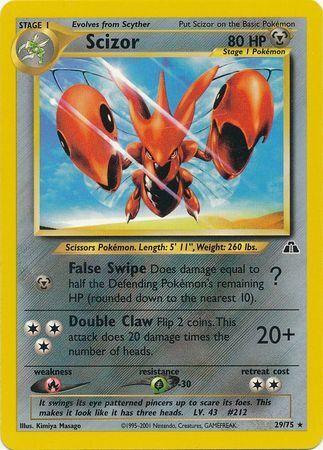 Scizor (29) (29) 029/75 - Unlimited Neo Discovery - Rare