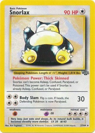 Snorlax (27) (27) 027 - Unlimited Jungle - Rare