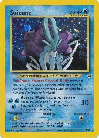 Suicune (14) - Unlimited Holofoil Neo Revelation - Holo Rare