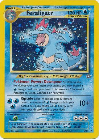 Feraligatr (5)/111 - Unlimited Holofoil Neo Genesis - Holo Rare