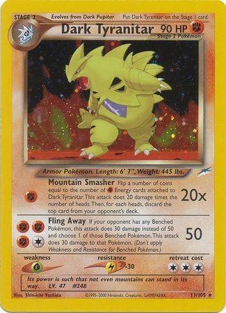 Dark Tyranitar - Unlimited Holofoil Neo Destiny - Holo Rare