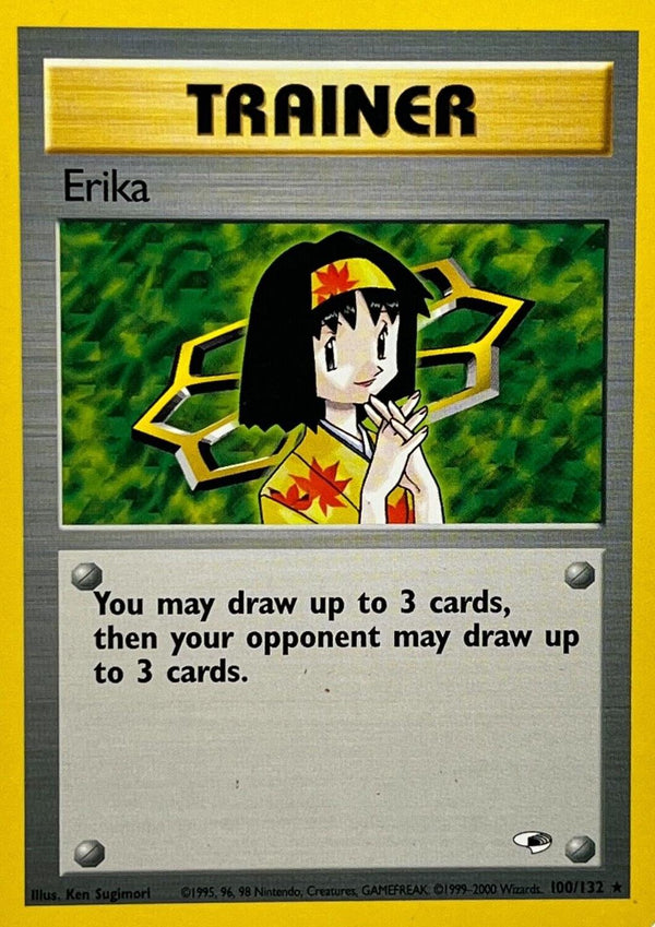 Erika (100) (100) 100 - Unlimited Gym Heroes - Rare