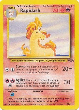 Rapidash 044 - Unlimited Jungle - Uncommon