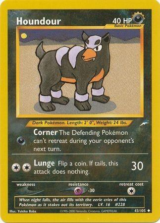 Houndour 043 - Unlimited Neo Destiny - Uncommon