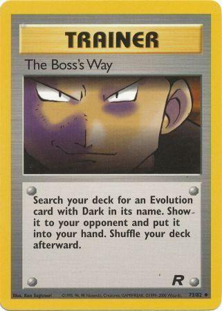 The Boss's Way 073 - Unlimited Team Rocket - Uncommon