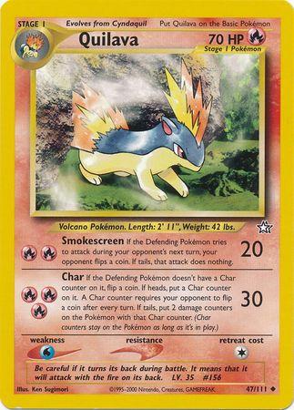Quilava (47) (47) 047 - Unlimited Neo Genesis - Uncommon