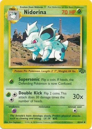 Nidorina 040 - Unlimited Jungle - Uncommon