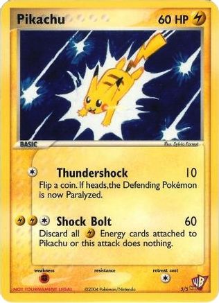 Pikachu - 5/5/5 Kids WB Promos - Promo