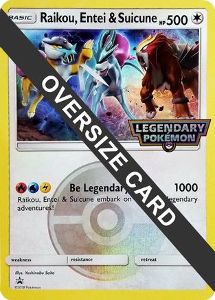 Raikou, Entei & Suicune - Holofoil Jumbo Cards - Promo