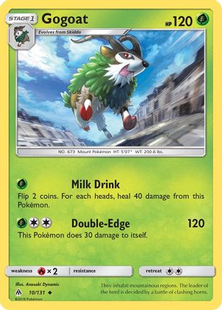 Gogoat - Reverse Holofoil SM Forbidden Light - Uncommon
