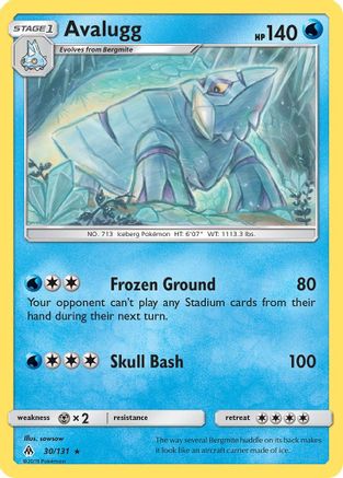Avalugg SM Forbidden Light - Rare