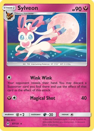 Sylveon 087 SM Forbidden Light - Rare