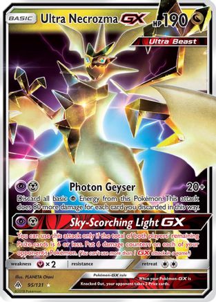 Ultra Necrozma GX 095 - Holofoil SM Forbidden Light - Ultra Rare