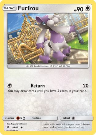 Furfrou SM Forbidden Light - Common