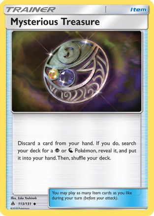 Mysterious Treasure 113 SM Forbidden Light - Uncommon