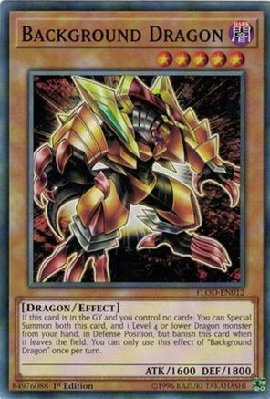 Background Dragon (FLOD-EN012) - Flames of Destruction 1st Edition