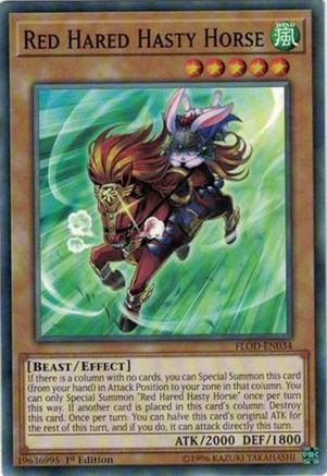 Red Hared Hasty Horse (FLOD-EN034) - Flames of Destruction Unlimited