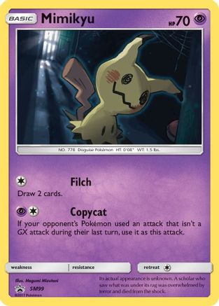 Mimikyu - SM99 - Holofoil SM Promos - Promo