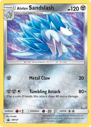 Alolan Sandslash - SM127 - Holofoil SM Promos - Promo