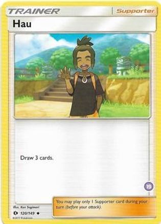 Hau (19) (Alolan Sandslash Half-Deck) SM Trainer Kit Alolan Sandslash & Alolan Ninetales - Uncommon