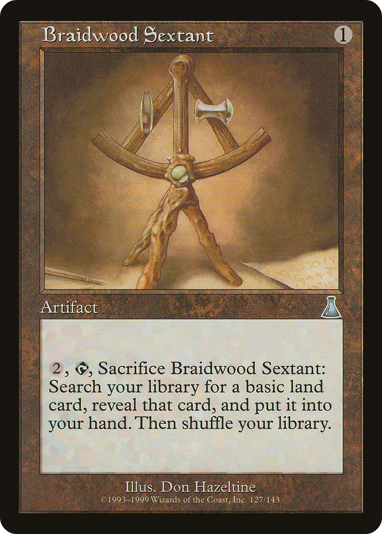 Braidwood Sextant (UDS-127) - Urza's Destiny Foil