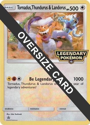 Tornadus, Thundurus & Landorus (Forces of Nature Promo) - Holofoil Jumbo Cards - Promo