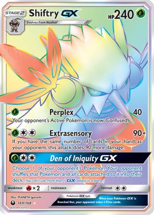 Shiftry GX (Secret) - Holofoil SM Celestial Storm - Secret Rare