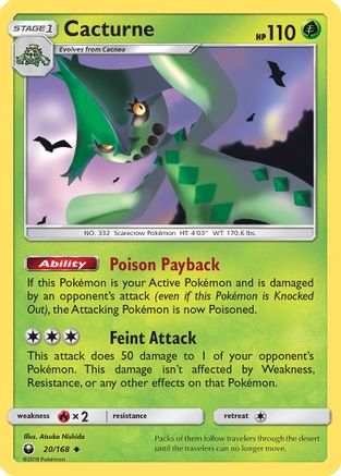 Cacturne SM Celestial Storm - Uncommon