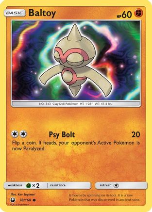 Baltoy - Reverse Holofoil SM Celestial Storm - Common