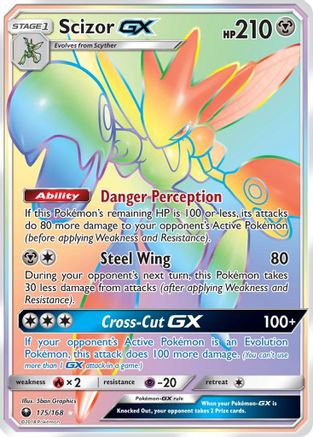 Scizor GX (Secret) - Holofoil SM Celestial Storm - Secret Rare