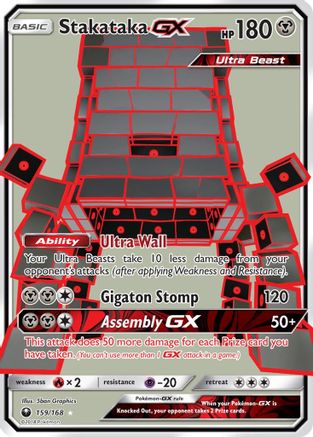 Stakataka GX (Full Art) - Holofoil SM Celestial Storm - Ultra Rare