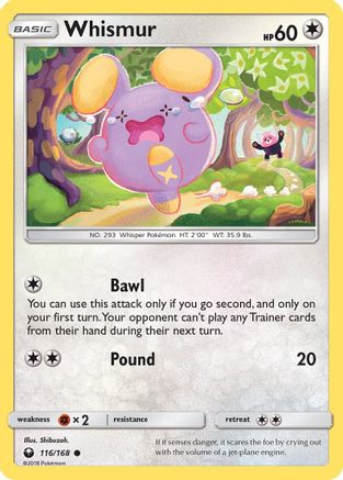 Whismur (116) (116) 116 - Reverse Holofoil SM Celestial Storm - Common