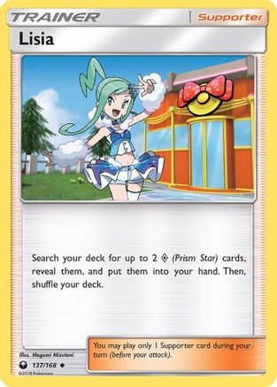 Lisia 137/168 SM Celestial Storm - Uncommon