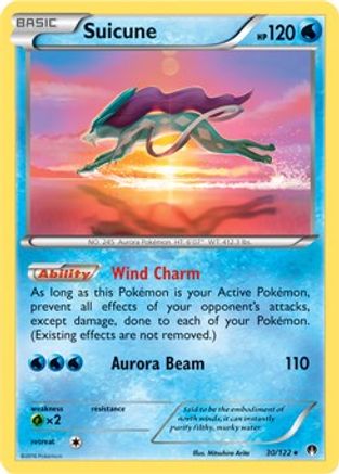 Suicune (Cosmos Holo) 030/122 - Holofoil Blister Exclusives - Promo