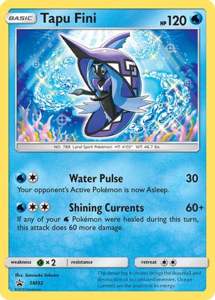 Tapu Fini - SM92 - Holofoil SM Promos - Promo