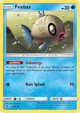 Feebas 028 Dragon Majesty - Common