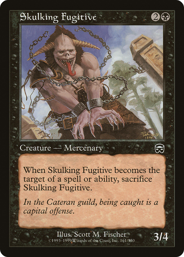 Skulking Fugitive (MMQ-161) - Mercadian Masques Foil