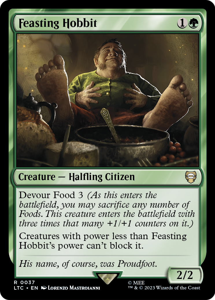 Feasting Hobbit (LTC-037) - Tales of Middle-earth Commander