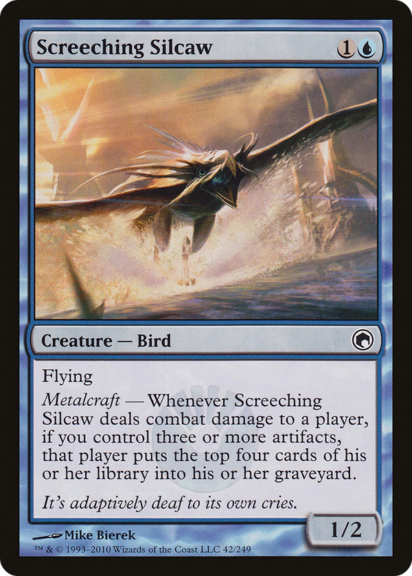 Screeching Silcaw (SOM-042) - Scars of Mirrodin