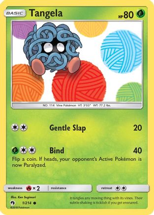 Tangela 001 SM Lost Thunder - Common