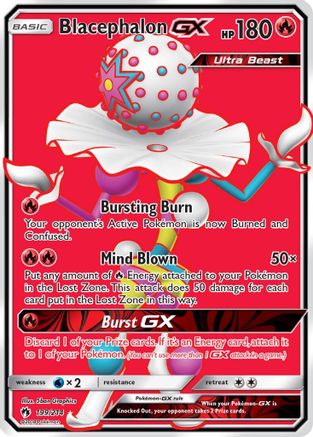 Blacephalon GX (Full Art) - Holofoil SM Lost Thunder - Ultra Rare