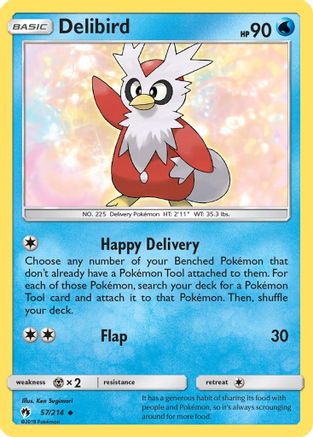 Delibird 057 SM Lost Thunder - Uncommon