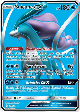 Suicune GX (Full Art) - Holofoil SM Lost Thunder - Ultra Rare