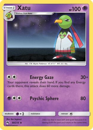 Xatu SM Lost Thunder - Uncommon