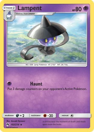 Lampent/214 SM Lost Thunder - Uncommon