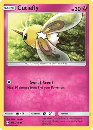 Cutiefly 145 SM Lost Thunder - Common