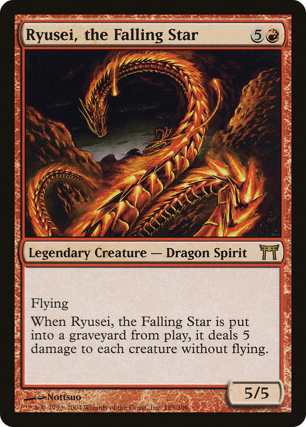 Ryusei, the Falling Star (CHK-185) - Champions of Kamigawa